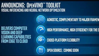 英特爾發布OpenVINO 讓開發者在物聯網上布局AI模型